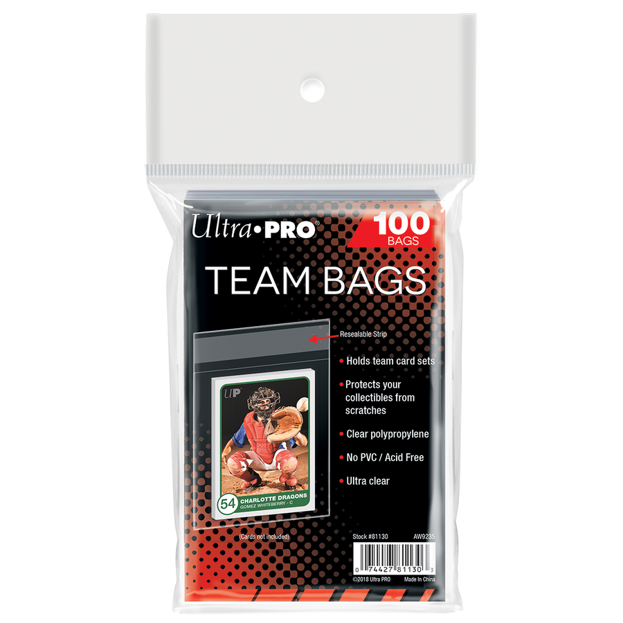 Ultra Pro Resealable Team Bags