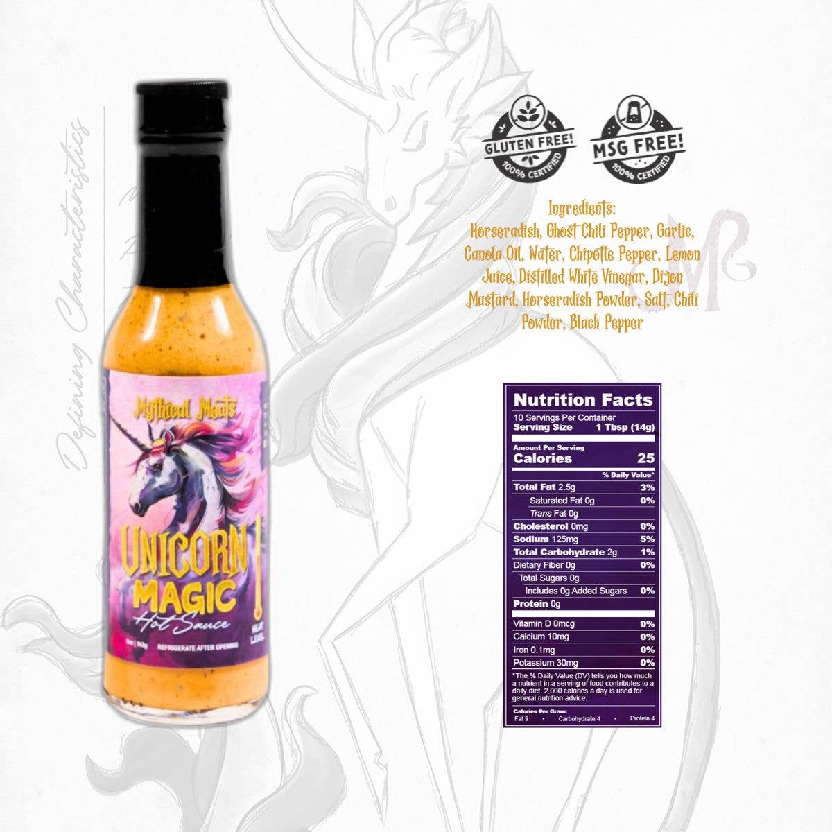 Mythical Meats Hot Sauce - Bards & Cards