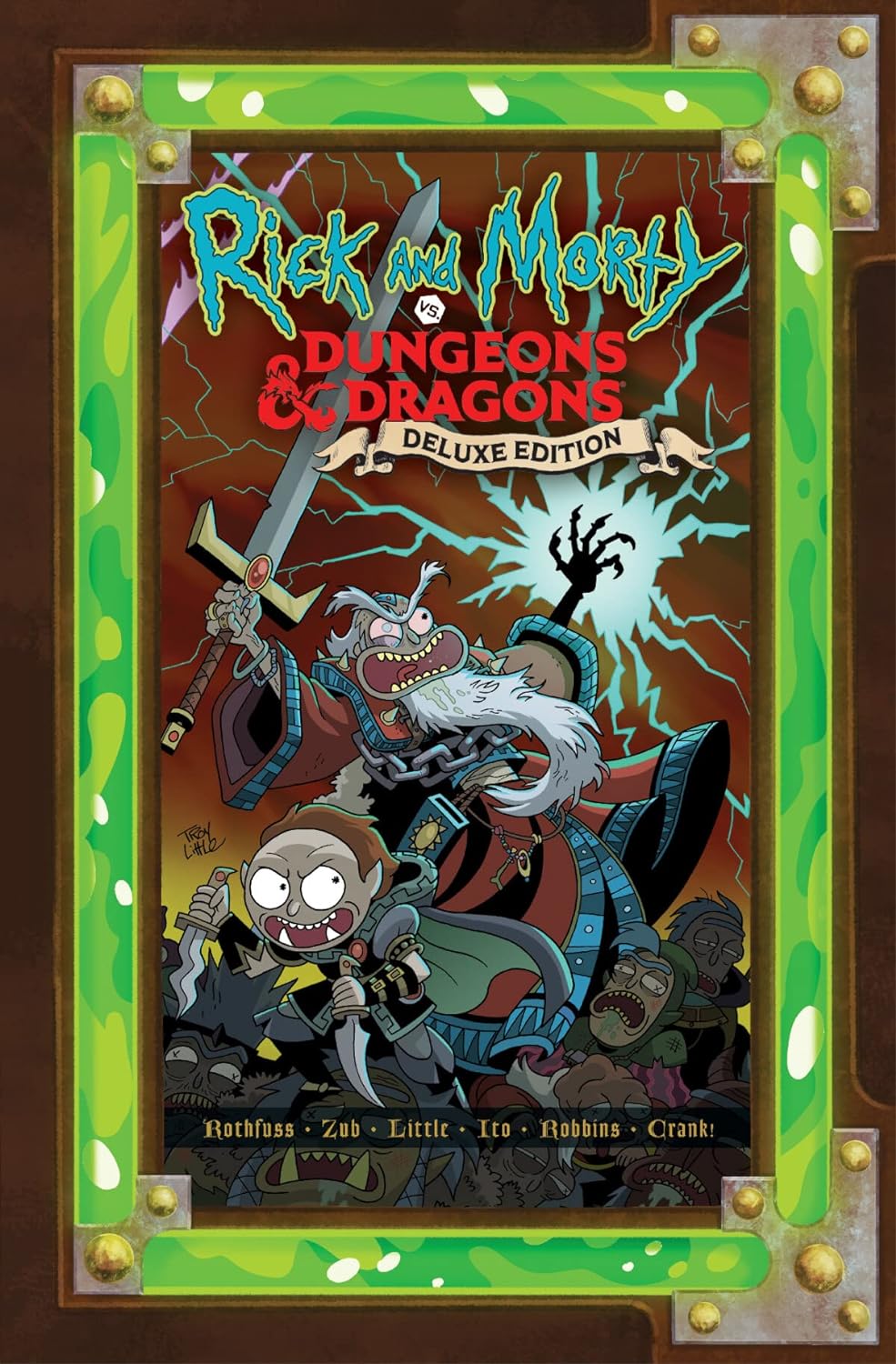 Dungeons & Dragons - Dungeons & Dragons vs. Rick and Morty (Deluxe Hardcover) - Bards & Cards