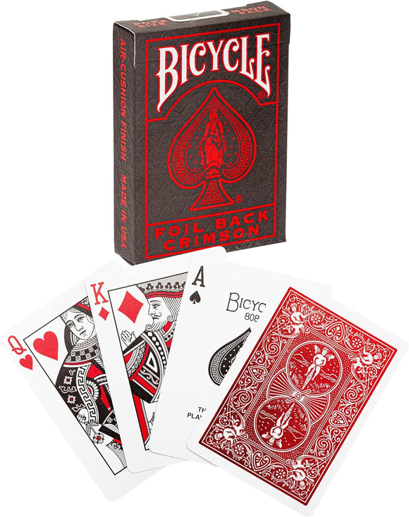 Bicycle Metalluxe Red Playing Cards - Bards & Cards
