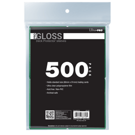 PRO-Gloss Standard Deck Protector Sleeves Bundle (500ct) - Bards & Cards