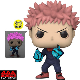 Jujutsu Kaisen Yuji Itadori Divergent Fist Glow-in-the Dark Funko Pop! - AAA Anime Exclusive - Bards & Cards
