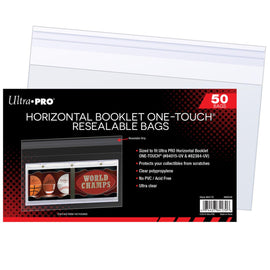 Horizontal Booklet ONE-TOUCH Resealable Bags (50ct) - Bards & Cards