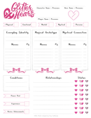 Glitter Hearts - RPG - Japanime Games - Bards & Cards