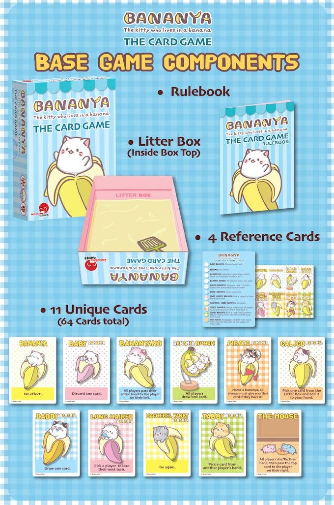 Bananya The Card Game - Japanime Games - Bards & Cards