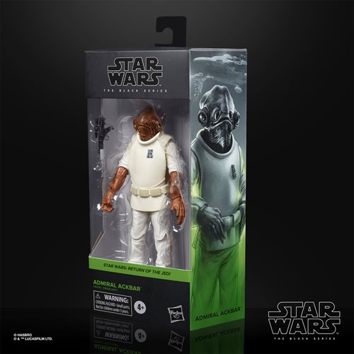 Star Wars: The Black Series - Admiral Ackbar (Return Of The Jedi) 6-Inch Action Figure - Bards & Cards