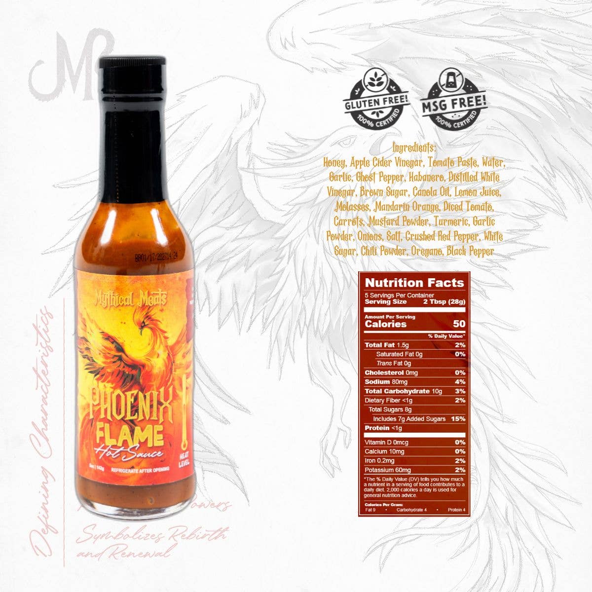 Mythical Meats Hot Sauce - Bards & Cards