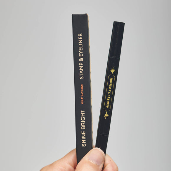 Makeup Starburst Stamp and Eyeliner - Bards & Cards