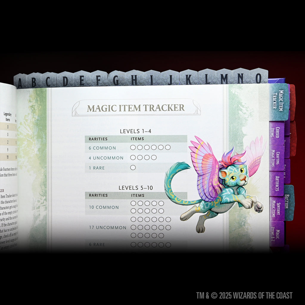Dungeons & Dragons Book Tabs: Dungeon Master's Guide 2024