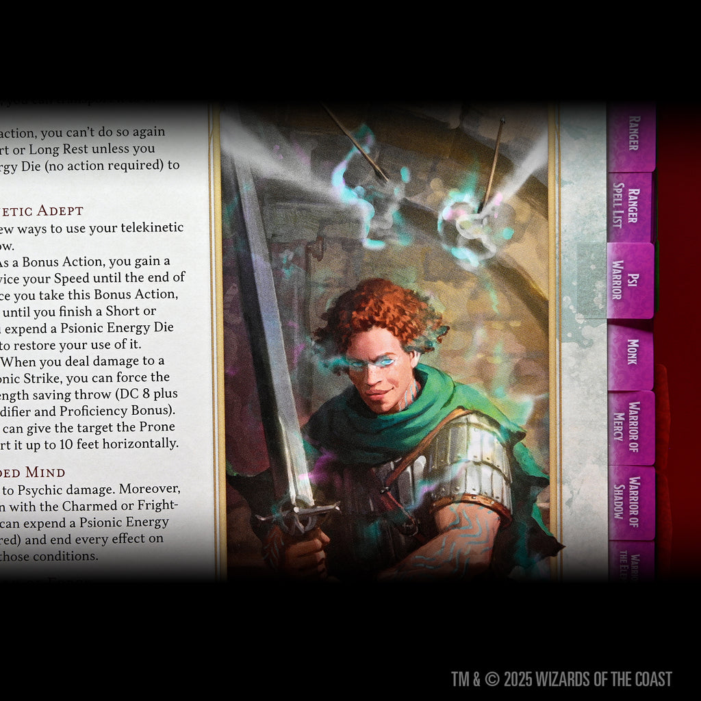 Dungeons & Dragons Book Tabs: Players Handbook 2024