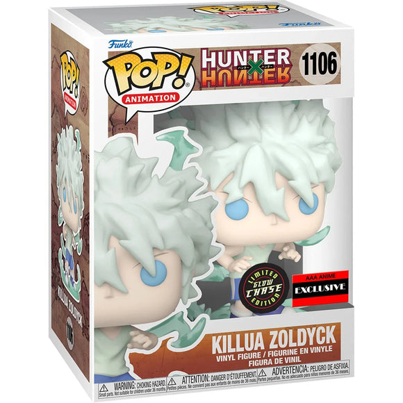 Funko Pop! Hunter x Hunter - Killua Zoldyck Godspeed - AAA Anime Exclusive - Bards & Cards