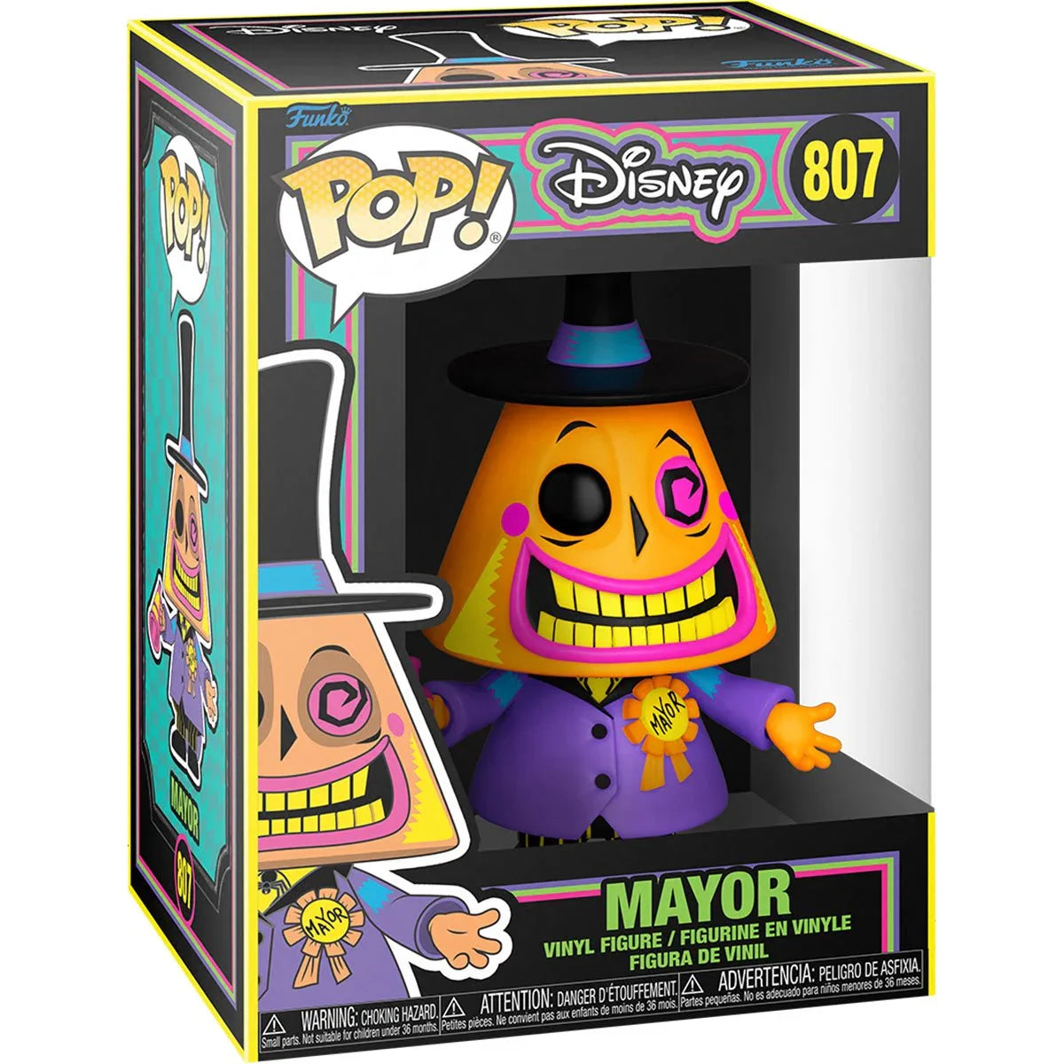 Funko Pop! The Nightmare Before Christmas: Mayor Blacklight - Bards & Cards