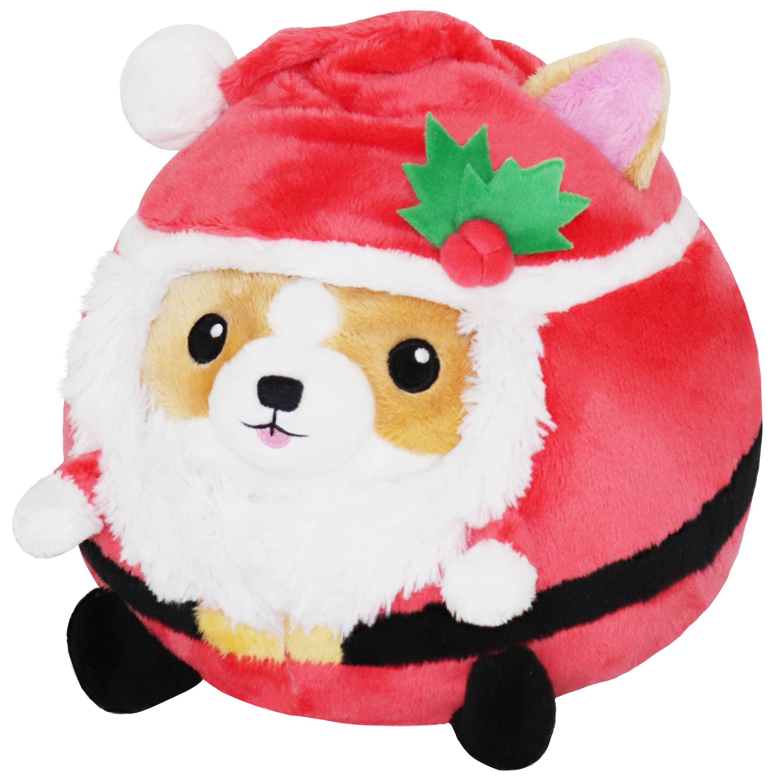 Undercover Corgi in Santa (7") Plush