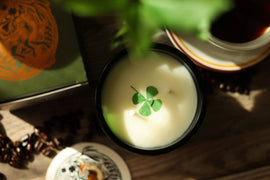 Cantrip Candles - Shelligan's Irish Coffee: Black (13 oz) - Bards & Cards