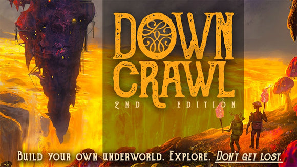 Downcrawl 2nd Ed (Red Hardcover) - Bards & Cards
