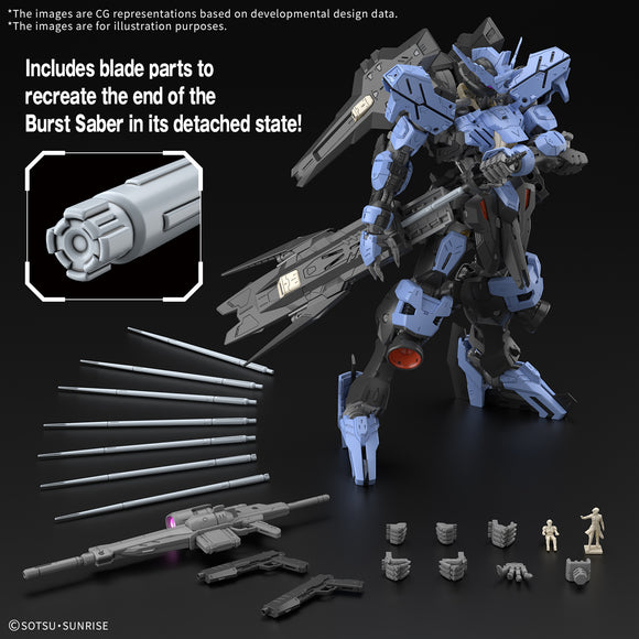 Bandai MG IBO 1/100 Gundam Vidar "Gundam Iron-Blooded Orphans" - Bards & Cards