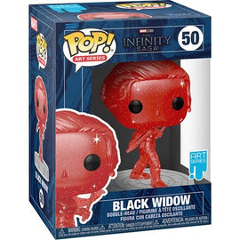 Funko Pop! Avengers Infinity Saga: Black Widow Red Artist Series - Bards & Cards