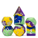 16mm Silicone RPG Dice Set - Bards & Cards