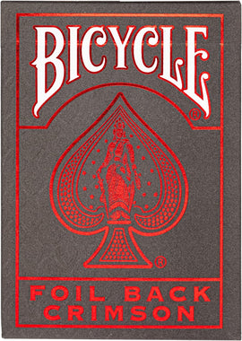 Bicycle Metalluxe Red Playing Cards - Bards & Cards