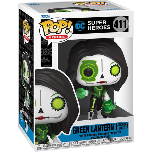 Funko Pop! Dia de los DC: Green Lantern (Jessica Cruz) - Bards & Cards