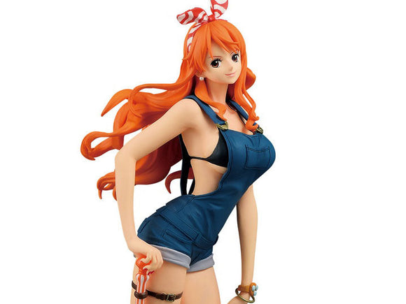 Banpresto: One Piece: Stampede Glitter & Glamours - Nami (Ver. B) (Blue Overalls) - Bards & Cards