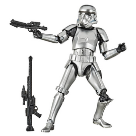 Star Wars: The Black Series - Carbonized Stormtrooper 6-Inch Action Figure - Bards & Cards