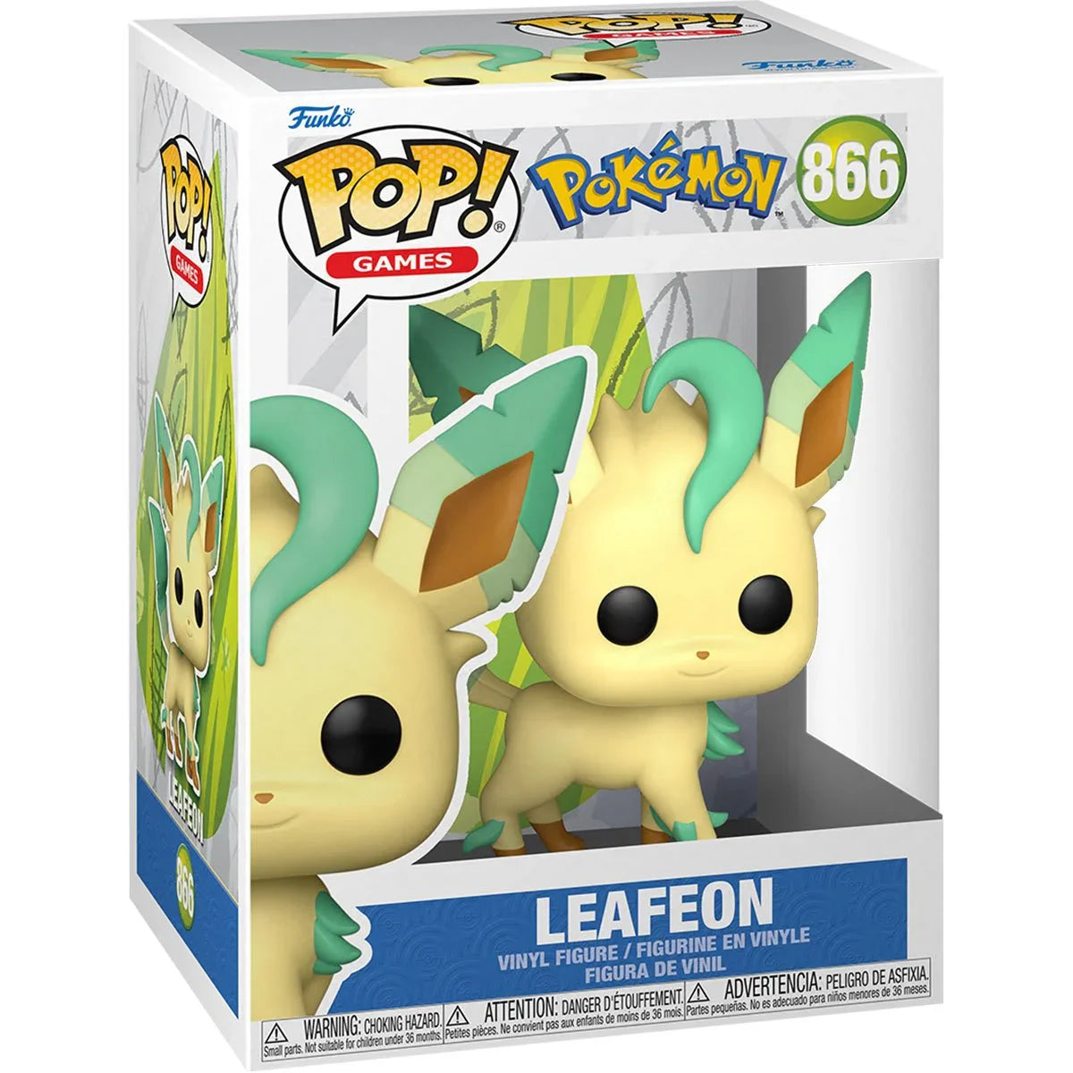Funko Pop! Pokemon: Leafeon - Bards & Cards