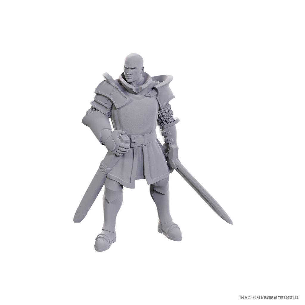 D&D Nolzur's Marvelous Miniatures: Special Edition Baldur's Gate 3 — Ulder Ravengard & Zevlor - Bards & Cards
