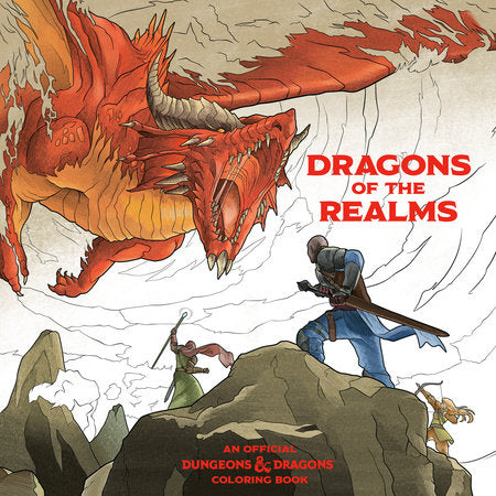 Dungeons & Dragons: Dragons of the Realms Coloring Book