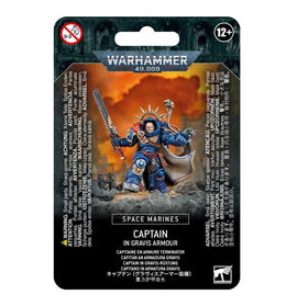 Warhammer 40k: Space Marines: Captain in Gravis Armor - Bards & Cards