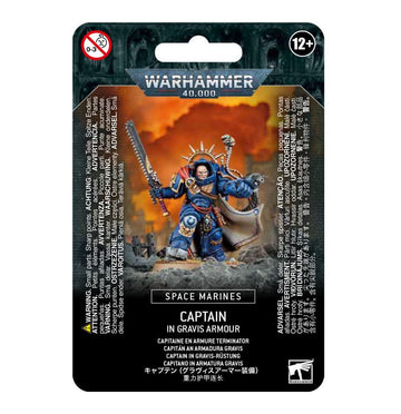 Warhammer 40k: Space Marines: Captain in Gravis Armor - Bards & Cards