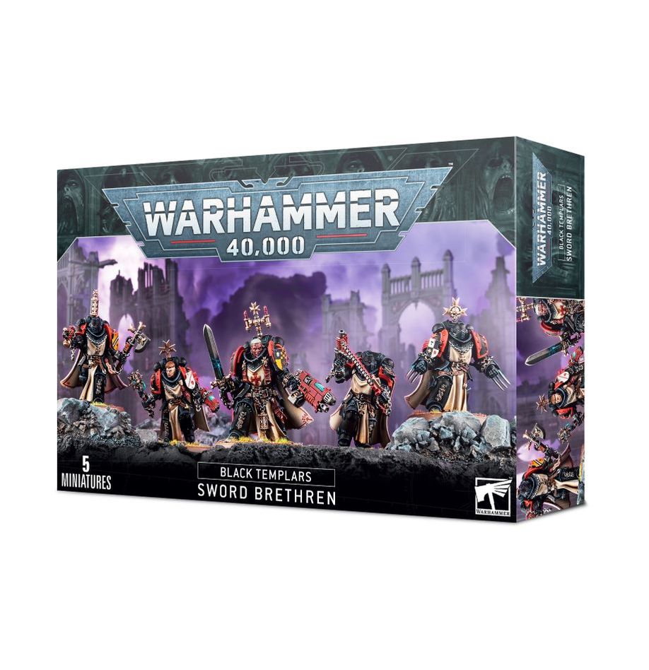 Warhammer 40k Black Templars - Sword Brothern - Bards & Cards