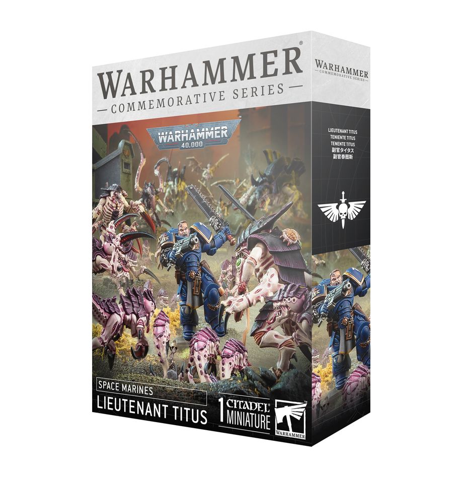 Warhammer 40k Space Marines: Lieutenant Titus Commemorative Model