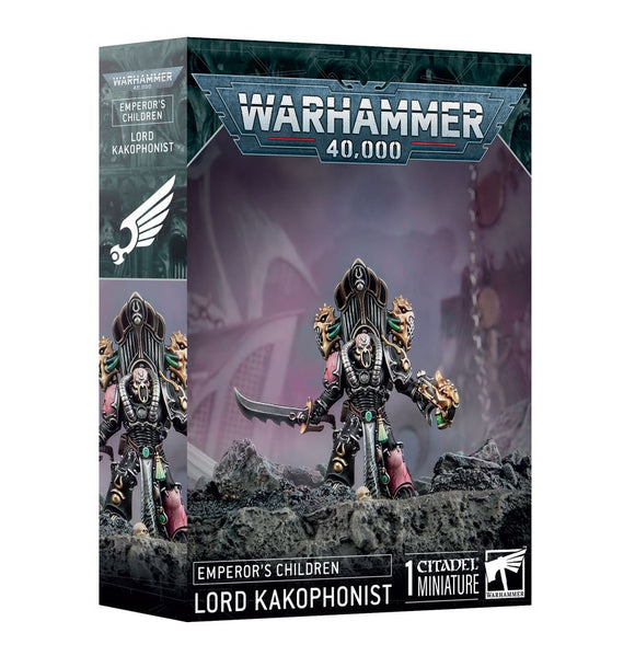 Warhammer 40k: Emperor's Children - Lord Kakophonis - Bards & Cards