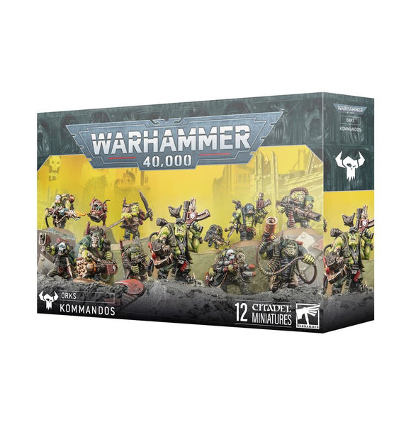 Warhammer 40k: Orks - Kommandos - Bards & Cards