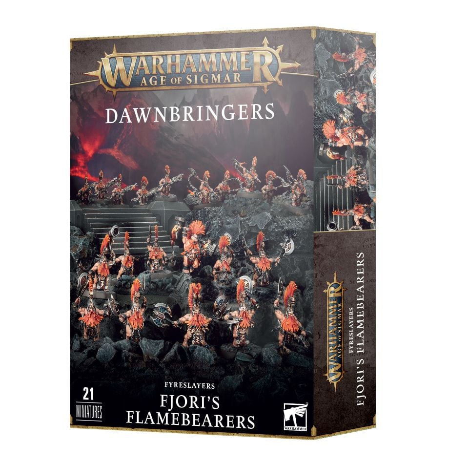 Warhammer Age of Sigmar: Fyreslayers: Fjori's Flamebearers - Bards & Cards