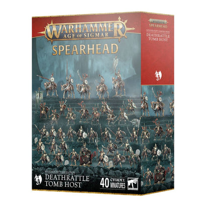 Age of Sigmar: Soulblight Gravelords – Deathrattle Tomb Host Spearhead - Bards & Cards