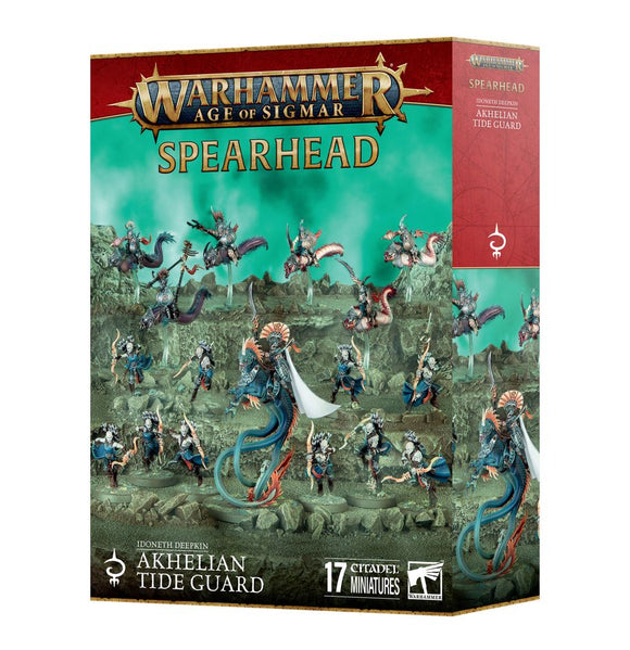 Age of Sigmar: Idoneth Deepkin Spearhead – Akhelian Tide Guard - Bards & Cards