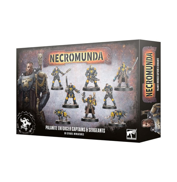 Necromunda: Palanite Enforcer Captains & Sergeants - Bards & Cards