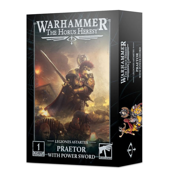 Warhammer 40K: The Horus Heresy – Legion Praetor with Power Sword - Bards & Cards
