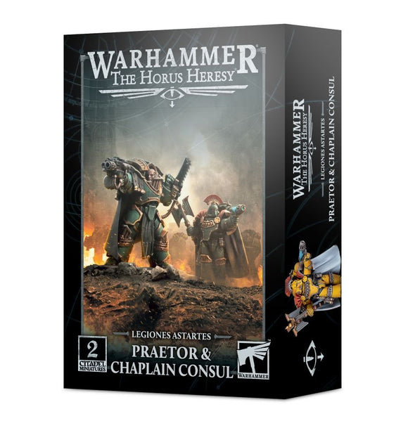 Warhammer: The Horus Heresy - Legion Cataphractii Praetor & Chaplain Consul - Bards & Cards