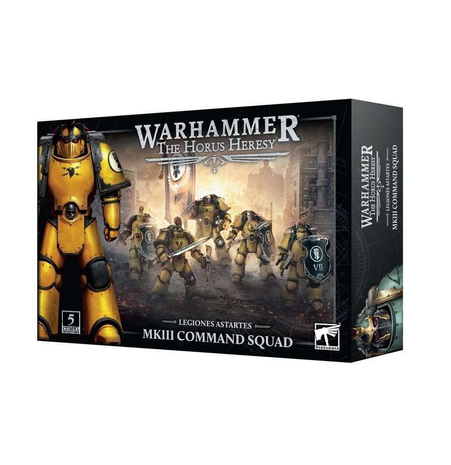 Warhammer: The Horus Heresy - Legiones Astartes MKIII Command Squad - Bards & Cards