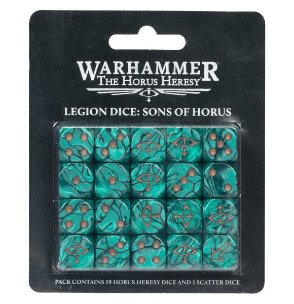 Warhammer: The Horus Heresy - Legion Dice – Sons of Horus - Bards & Cards