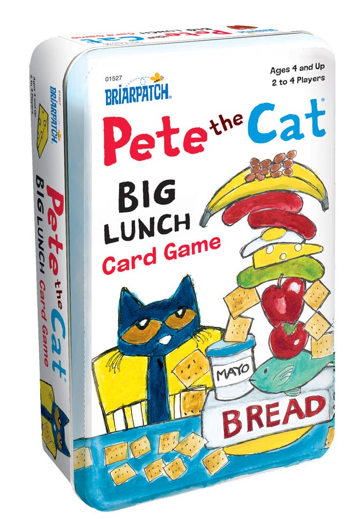 University Games - Pete the Cat Big Lunch Card Game Tin - Bards & Cards