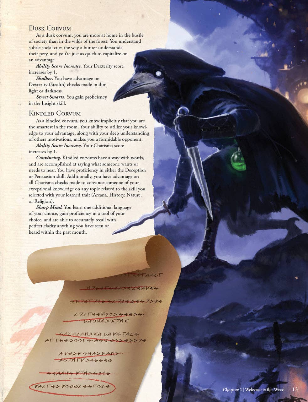 Humblewood Hardcover Campaign Book - Bards & Cards