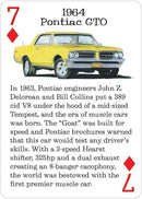 Classic American Rides Playing Cards - Bards & Cards