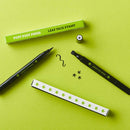 Makeup Leaf Stamp and Eyeliner - Bards & Cards