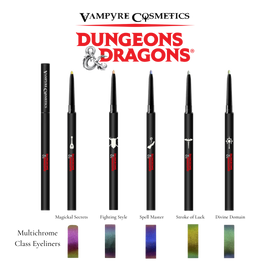 Vampyre Cosmetics LLC - PRE-ORDER: DUNGEONS & DRAGONS Multichrome Class Eyeliners: Spell Master - Bards & Cards