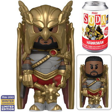 Funko Soda: Black Adam Hawkman - 2022 Convention Exclusive - Bards & Cards