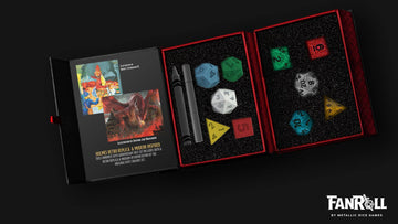 D&D 50th Anniversary Then/Now Dice Set - Bards & Cards